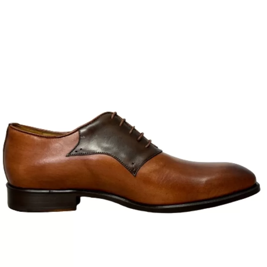 Uomo CAMARRI CALZATURE Scarpe Uomo | Stringata Artigianale Bicolore Sfumata A Mano Cucita Blake