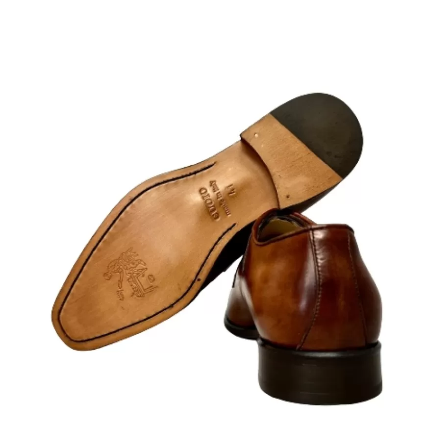 Uomo CAMARRI CALZATURE Scarpe Uomo | Stringata Artigianale Bicolore Sfumata A Mano Cucita Blake