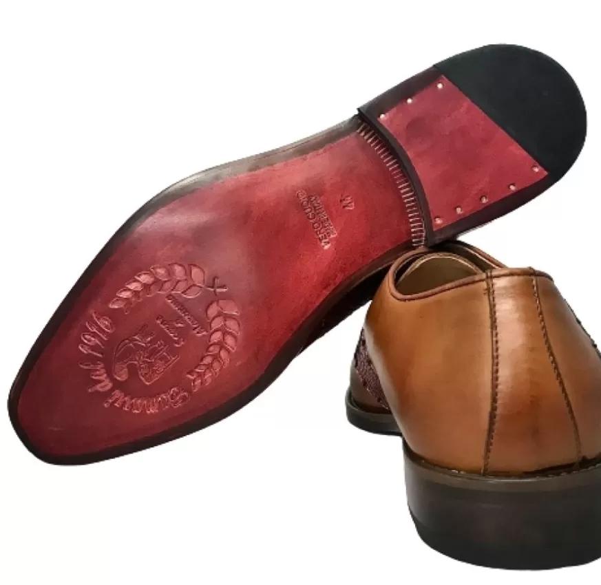 Uomo CAMARRI CALZATURE Scarpe Uomo | Stringata Fatta A Mano Con Toppe – Linea Luxury