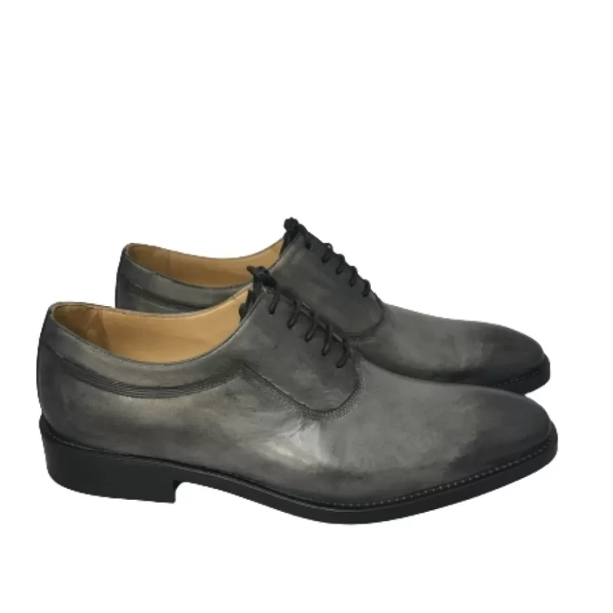 Uomo CAMARRI CALZATURE Scarpe Uomo | Stringata Fatta A Mano Grigia – Luxury Collection