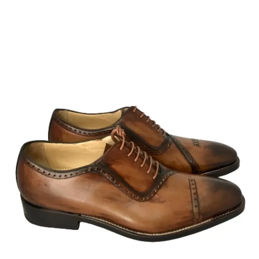 Uomo CAMARRI CALZATURE Scarpe Uomo | Stringata Fatta A Mano Marrone – Luxury Collection