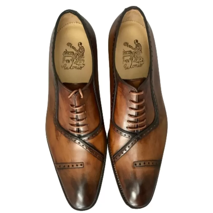 Uomo CAMARRI CALZATURE Scarpe Uomo | Stringata Fatta A Mano Marrone – Luxury Collection