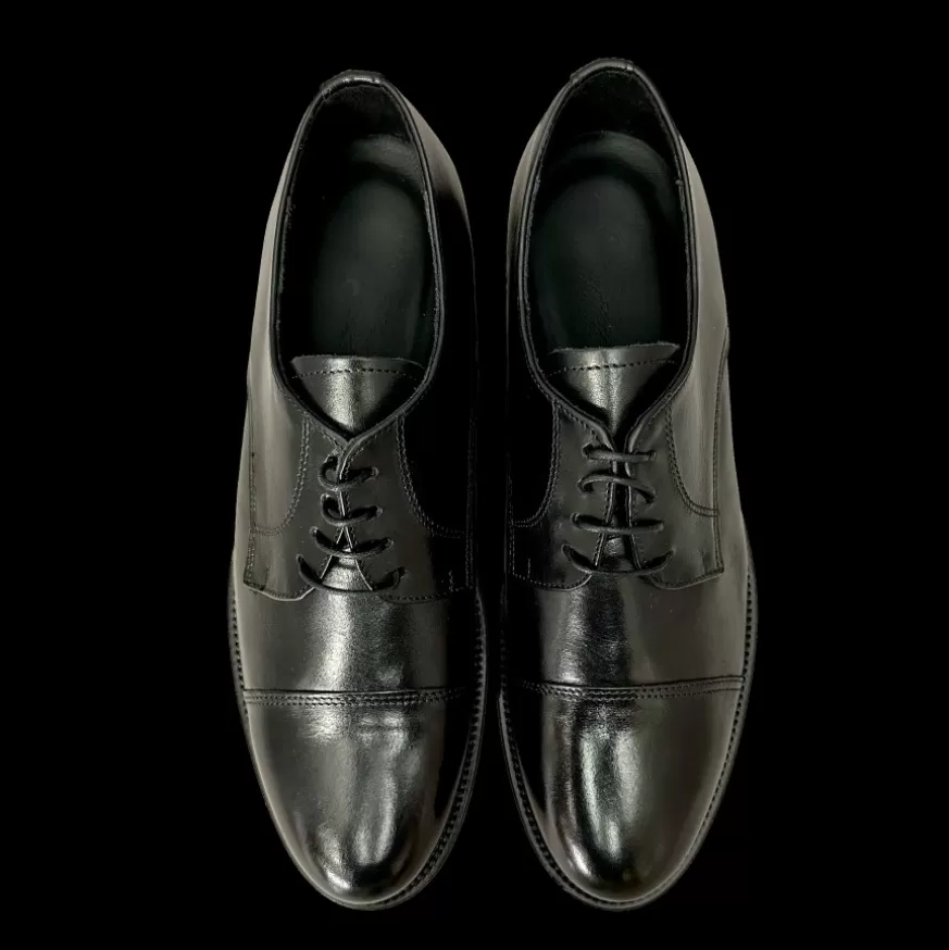 Uomo CAMARRI CALZATURE Scarpe Uomo | Stringata Nera Con Spunterbo Cucita Blake