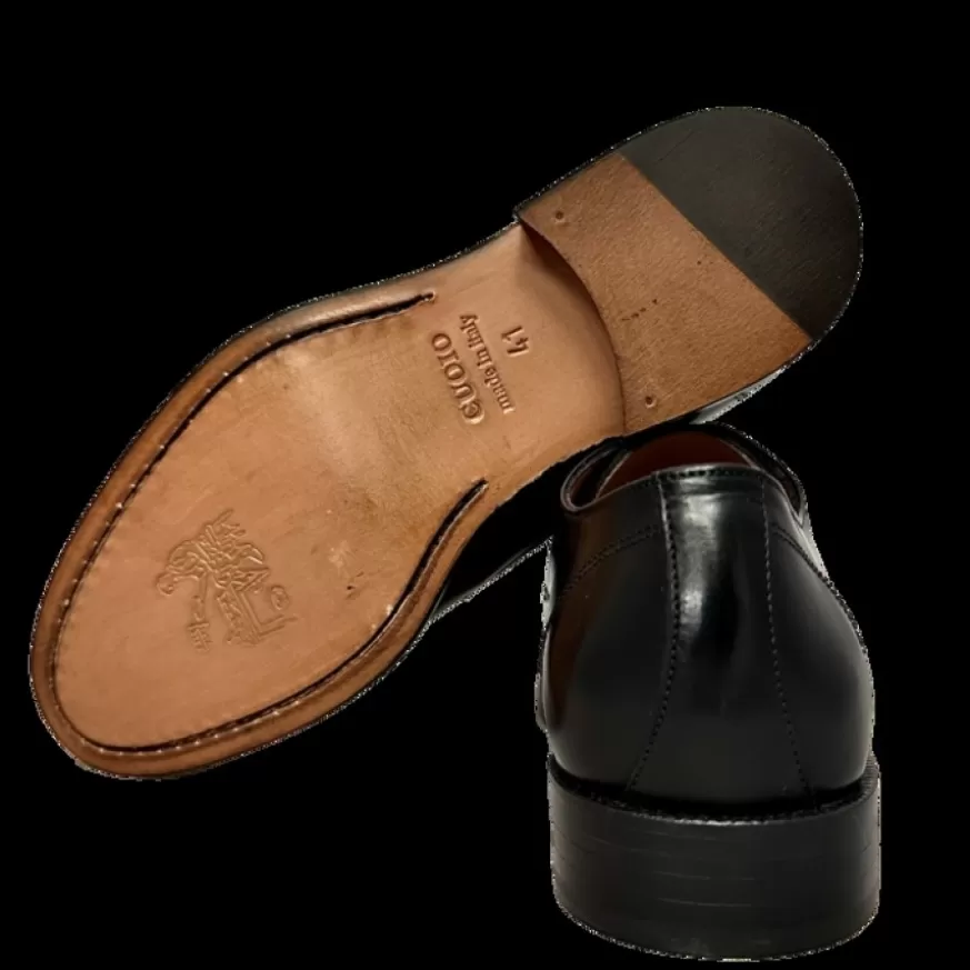 Uomo CAMARRI CALZATURE Scarpe Uomo | Stringata Nera Con Spunterbo Cucita Blake