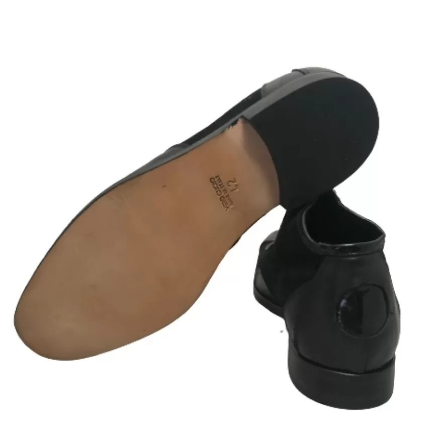 Uomo CAMARRI CALZATURE Scarpe Uomo | Tazio In Pelle E Camoscio Nero